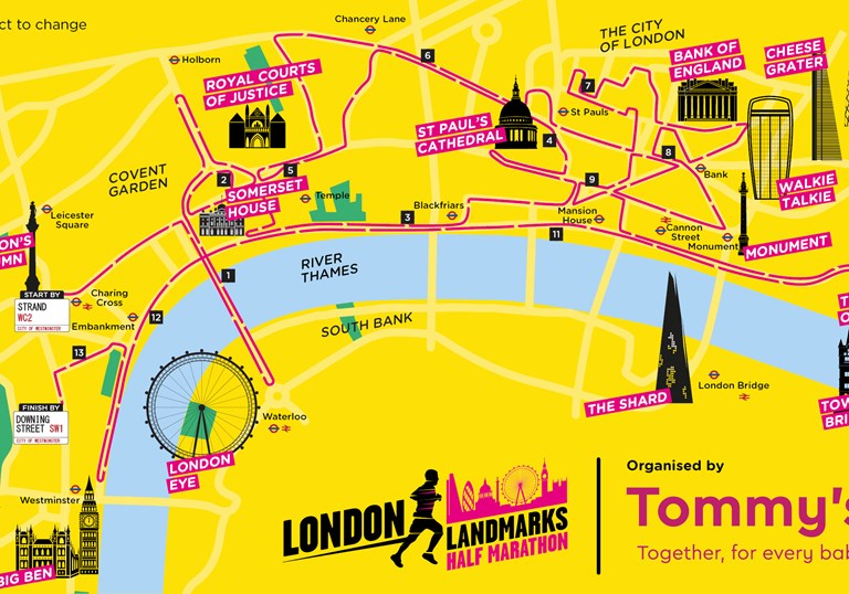 London Landmarks Half Marathon